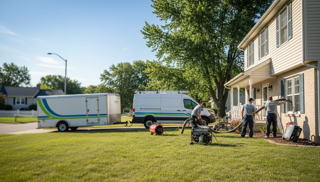 Flooded Basement Restoration And Cleanup With Repair in Gleason, WI near me
